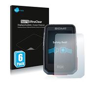 Savvies 6 Pack Screen Protector compatible with Sigma ROX 2.0 Protection Film Clear