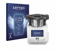 Savvies 6 Pack Screen Protector compatible with SilverCrest Monsieur Cuisine Connect Protection Film Clear