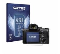 Savvies 6 Pack Screen Protector compatible with Sony Alpha 7 III / 7R II / 7S II Protection Film Clear