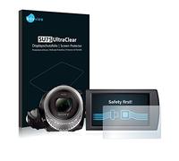 Savvies 6 Pack Screen Protector compatible with Sony FDR-AX53 Protection Film Clear