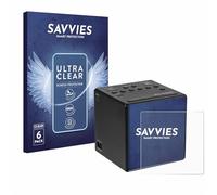 Savvies 6 Pack Screen Protector compatible with Sony XDR-C1DBP Protection Film Clear