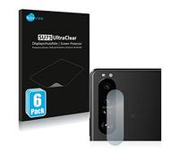 Savvies 6 Pack Screen Protector compatible with Sony Xperia 5 III (ONLY Camera Lens) Protection Film Clear