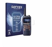 Savvies 6 Pack Screen Protector compatible with Standard Horizon HX320E Protection Film Clear