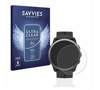 Savvies 6 Pack Screen Protector compatible with Suunto 5 Peak Protection Film Clear