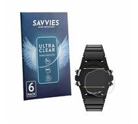 Savvies 6 Pack Screen Protector compatible with Timex Expedition Atlantis T5K463 Protection Film Clear