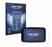 Savvies 6 Pack Screen Protector compatible with TomTom Go Navigator 7 (2nd generation) Protection Film Clear