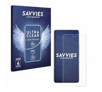 Savvies 6 Pack Screen Protector compatible with Vivo V60 Protection Film Clear