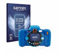 Savvies 6 Pack Screen Protector compatible with Vtech Kidizoom Duo FX Protection Film Clear