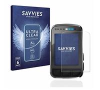 Savvies 6 Pack Screen Protector compatible with Wahoo Elemnt Bolt V2 GPS Protection Film Clear