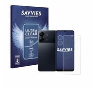 Savvies 6 Pack Screen Protector compatible with Xiaomi Poco C65 (Front+Camera) Protection Film Clear