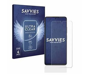 Savvies 6 Pack Screen Protector compatible with Xiaomi Poco X4 Pro 5G Protection Film Clear