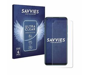 Savvies 6 Pack Screen Protector compatible with Xiaomi Redmi Note 9 Protection Film Clear