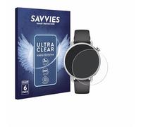 Savvies 6 Pack Screen Protector compatible with Xiaomi Watch S4 (41 mm) Protection Film Clear