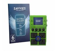 Savvies 6 Pack Screen Protector compatible with Zoom MS-90LP Plus Protection Film Clear