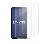 Savvies Armoured Glass compatible with Apple iPhone 13/13 Pro (3 Pack) Tempered Glass Screen Protector [Shockproof, 9H Ultra Hard]