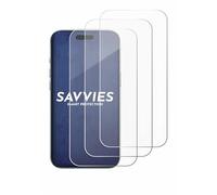 Savvies Armoured Glass compatible with Apple iPhone Air (3 Pack) Tempered Glass Screen Protector [Shockproof, 9H Ultra Hard]