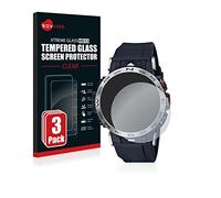 Savvies Armoured Glass compatible with Casio Pro Trek PRW-30-1AER (3 Pack) Tempered Glass Screen Protector [Shockproof, 9H Ultra Hard]