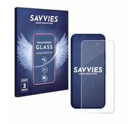 Savvies Armoured Glass compatible with Google Pixel 10 (3 Pack) Tempered Glass Screen Protector [Shockproof, 9H Ultra Hard]