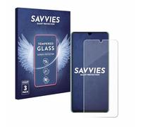 Savvies Armoured Glass compatible with Huawei P30 (3 Pack) Tempered Glass Screen Protector [Shockproof, 9H Ultra Hard]