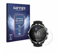 Savvies Armoured Glass compatible with Suunto Spartan Sport Wrist HR Baro Stealth Tempered Glass Screen Protector [Shockproof, 9H Ultra Hard]