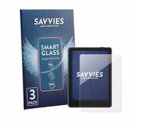 Savvies Glass Film compatible with Boox Go 6 Gen II | 3 Pack Clear Screen Protection Made in Germany Glass-Film 9H Scratch Resistant High Clarity Hybrid Glass
