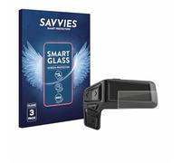 Savvies Glass Film compatible with Bosch Purion 200 | 3 Pack Clear Screen Protection Made in Germany Glass-Film 9H Scratch Resistant High Clarity Hybrid Glass