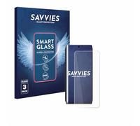 Savvies Glass Film compatible with Chigee AIO-6 Max | 3 Pack Clear Screen Protection Made in Germany Glass-Film 9H Scratch Resistant High Clarity Hybrid Glass