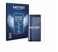 Savvies Glass Film compatible with Google Pixel 7a | 3 Pack Clear Screen Protection Made in Germany Glass-Film 9H Scratch Resistant High Clarity Hybrid Glass