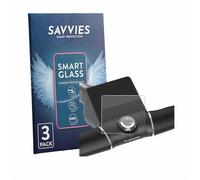 Savvies Glass Film compatible with Motocaddy M5 GPS Electric Trolley | 3 Pack Clear Screen Protection Made in Germany Glass-Film 9H Scratch Resistant High Clarity Hybrid Glass