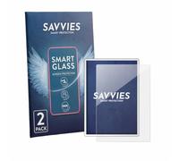 Savvies Glass Film compatible with PocketBook InkPad One | 2 Pack Clear Screen Protection Made in Germany Glass-Film 9H Scratch Resistant High Clarity Hybrid Glass