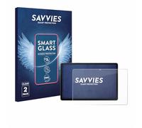 Savvies Glass Film compatible with Samsung Galaxy Tab S10 FE WiFi | 2 Pack Clear Screen Protection Made in Germany Glass-Film 9H Scratch Resistant High Clarity Hybrid Glass