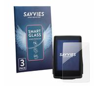Savvies Glass Film compatible with Sigma ROX 4.0 SE | 3 Pack Clear Screen Protection Made in Germany Glass-Film 9H Scratch Resistant High Clarity Hybrid Glass