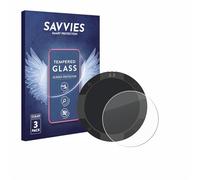 Savvies Glass Srceen Protector compatible with Beeline Moto II | 3 Pack Clear Screen Protection Made in Germany Tempered Glass 9H Protection Film Anti-Scratch Bubble-Free