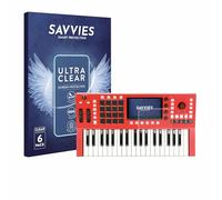 Savvies Protection Film compatible with Akai Professional MPC Key 37 | 6 Pack Clear Screen Protection Made in Germany Anti-Scratch Transparent Foil
