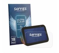 Savvies Protection Film compatible with Amazon Echo Show 5 Kids | 18 Pack Clear Screen Protection Made in Germany Anti-Scratch Transparent Foil