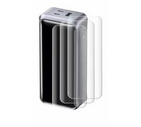 Savvies Protection Film compatible with Anker Prime A110A 300W | 4 Pack Clear Screen Protection Made in Germany 3D Curved Full-Cover Transparent Anti-Fingerprint Case-Friendly