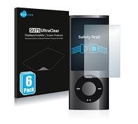 Savvies Protection Film compatible with Apple iPod nano 2009 | (5th. Gen.) 6 Pack Clear Screen Protection Made in Germany Anti-Scratch Transparent Foil