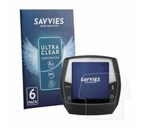 Savvies Protection Film compatible with Bosch Intuvia Performance Line | 6 Pack Clear Screen Protection Made in Germany Anti-Scratch Transparent Foil
