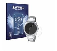 Savvies Protection Film compatible with Casio MTP-1302PD | 6 Pack Clear Screen Protection Made in Germany Anti-Scratch Transparent Foil