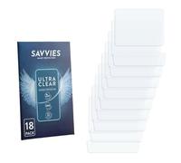 Savvies Protection Film compatible with Casio Vintage Edgy AQ-800E | 18 Pack Clear Screen Protection Made in Germany Anti-Scratch Transparent Foil