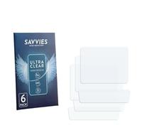 Savvies Protection Film compatible with Casio Vintage Edgy AQ-800E | 6 Pack Clear Screen Protection Made in Germany Anti-Scratch Transparent Foil