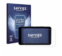 Savvies Protection Film compatible with Chigee AIO-6 LTE 4G | 6 Pack Clear Screen Protection Made in Germany Anti-Scratch Transparent Foil
