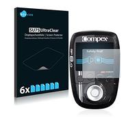 Savvies Protection Film compatible with Compex SP 8.0 | 6 Pack Clear Screen Protection Made in Germany Anti-Scratch Transparent Foil