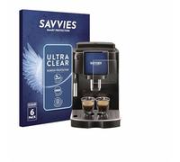 Savvies Protection Film compatible with DeLonghi Magnifica Start ECAM222.60 | 6 Pack Clear Screen Protection Made in Germany Anti-Scratch Transparent Foil