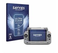 Savvies Protection Film compatible with DJI RC Plus 2 | 6 Pack Clear Screen Protection Made in Germany Anti-Scratch Transparent Foil