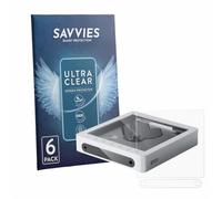 Savvies Protection Film compatible with FiiO DM13 BT Skylight | 6 Pack Clear Screen Protection Made in Germany Anti-Scratch Transparent Foil