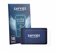 Savvies Protection Film compatible with Garmin dezl LGV820 | 18 Pack Clear Screen Protection Made in Germany Anti-Scratch Transparent Foil