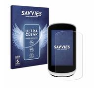Savvies Protection Film compatible with Garmin Edge Explore 2 | 6 Pack Clear Screen Protection Made in Germany Anti-Scratch Transparent Foil