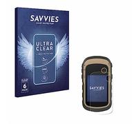 Savvies Protection Film compatible with Garmin eTrex 32x | 6 Pack Clear Screen Protection Made in Germany Anti-Scratch Transparent Foil
