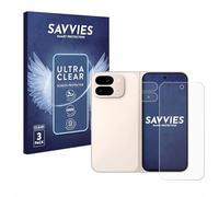 Savvies Protection Film compatible with Google Pixel 9 Pro Fold | (Front+Camera) 6 Pack Clear Screen Protection Made in Germany Anti-Scratch Transparent Foil